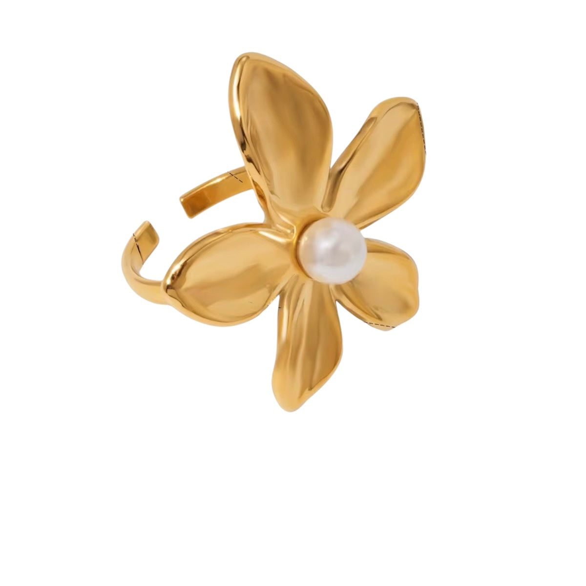 Renata Flower Gold