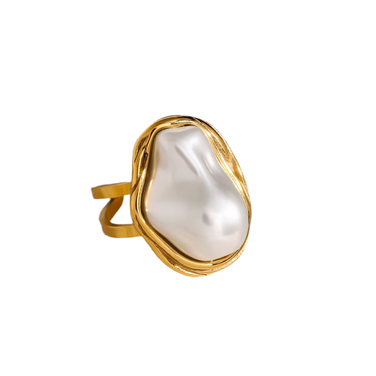 Baroque Pearl Sortija