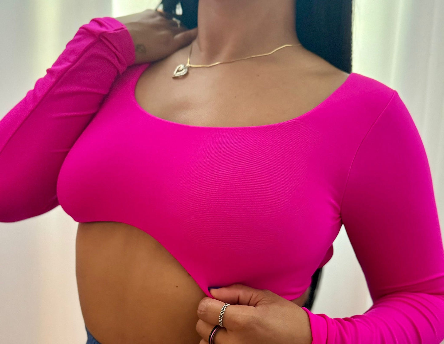 Magenta Top