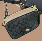 Viajera negra y crema