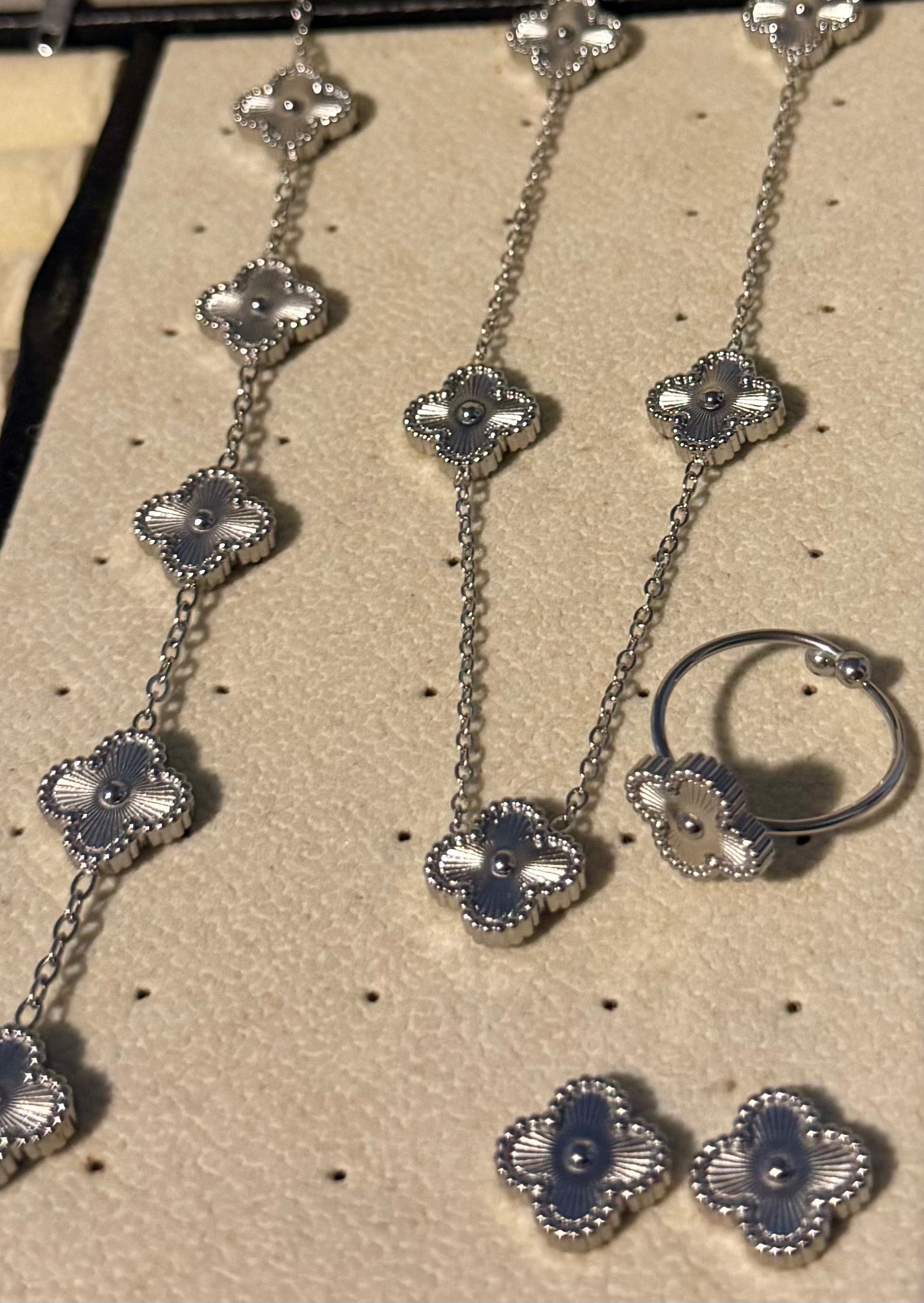 Clover set Silver