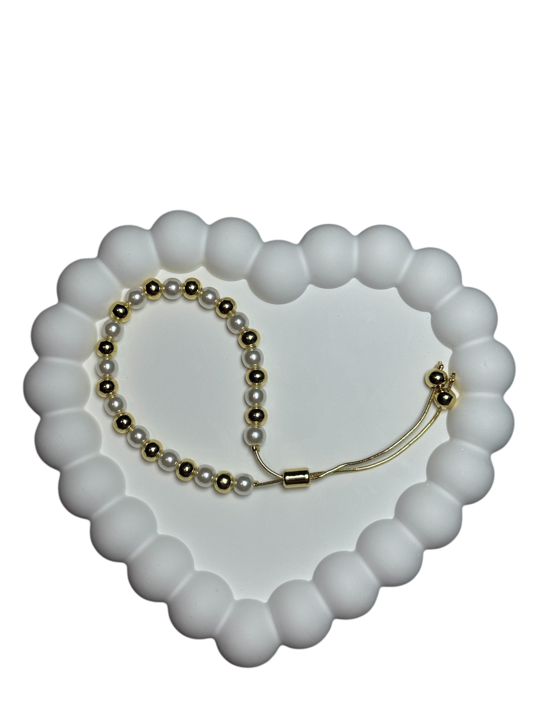 Pearl Gold and White