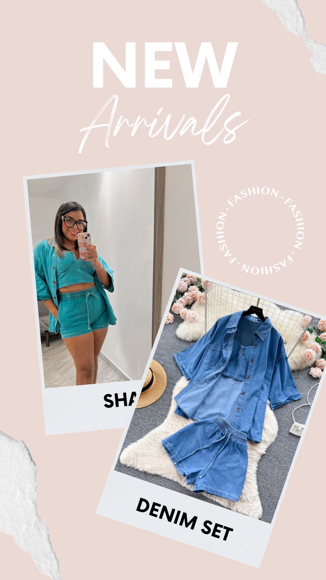 Demin set (3piezas)