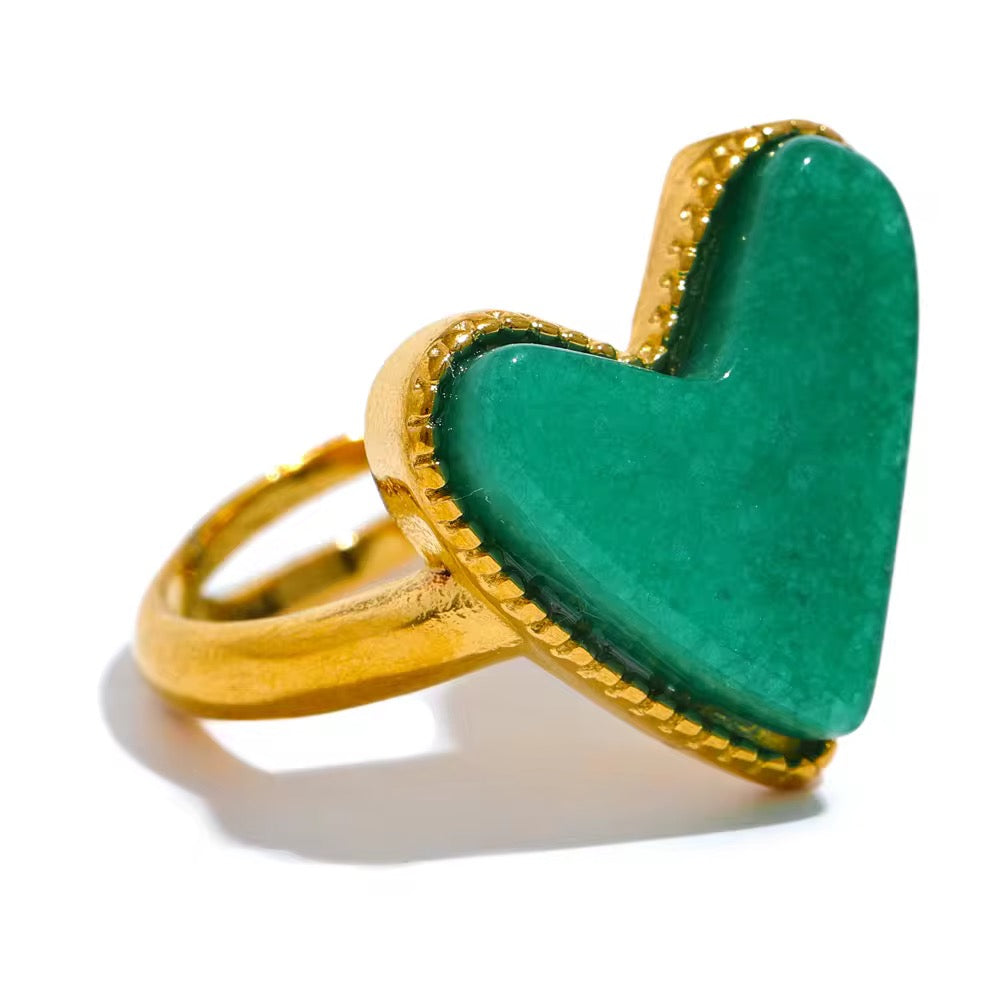 Aliana Green Ring