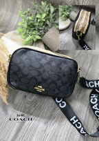 Viajera negra y crema